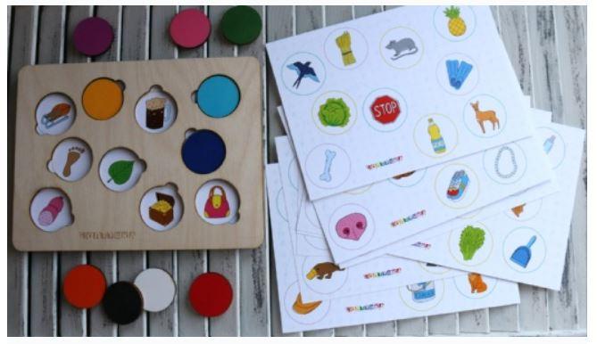 [or_love_you] Логопедическая игра "Прятки". Листы-вкладыши с картинками на звук С (Юлия Орлова)