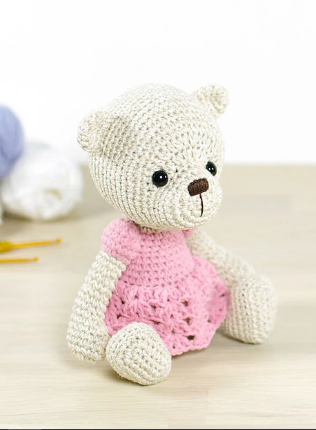 Медвежонок Тедди в платье (Kristi Tullus)