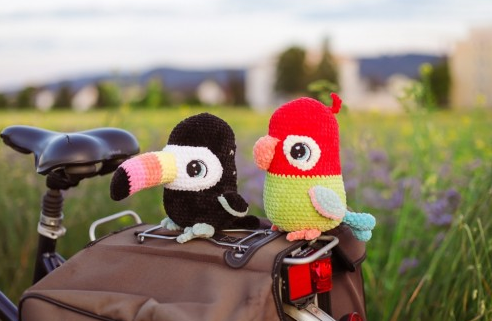 [lysenkocrochet] Тукан и Попугай неразлучник. Крючок (Татьяна Лысенко)