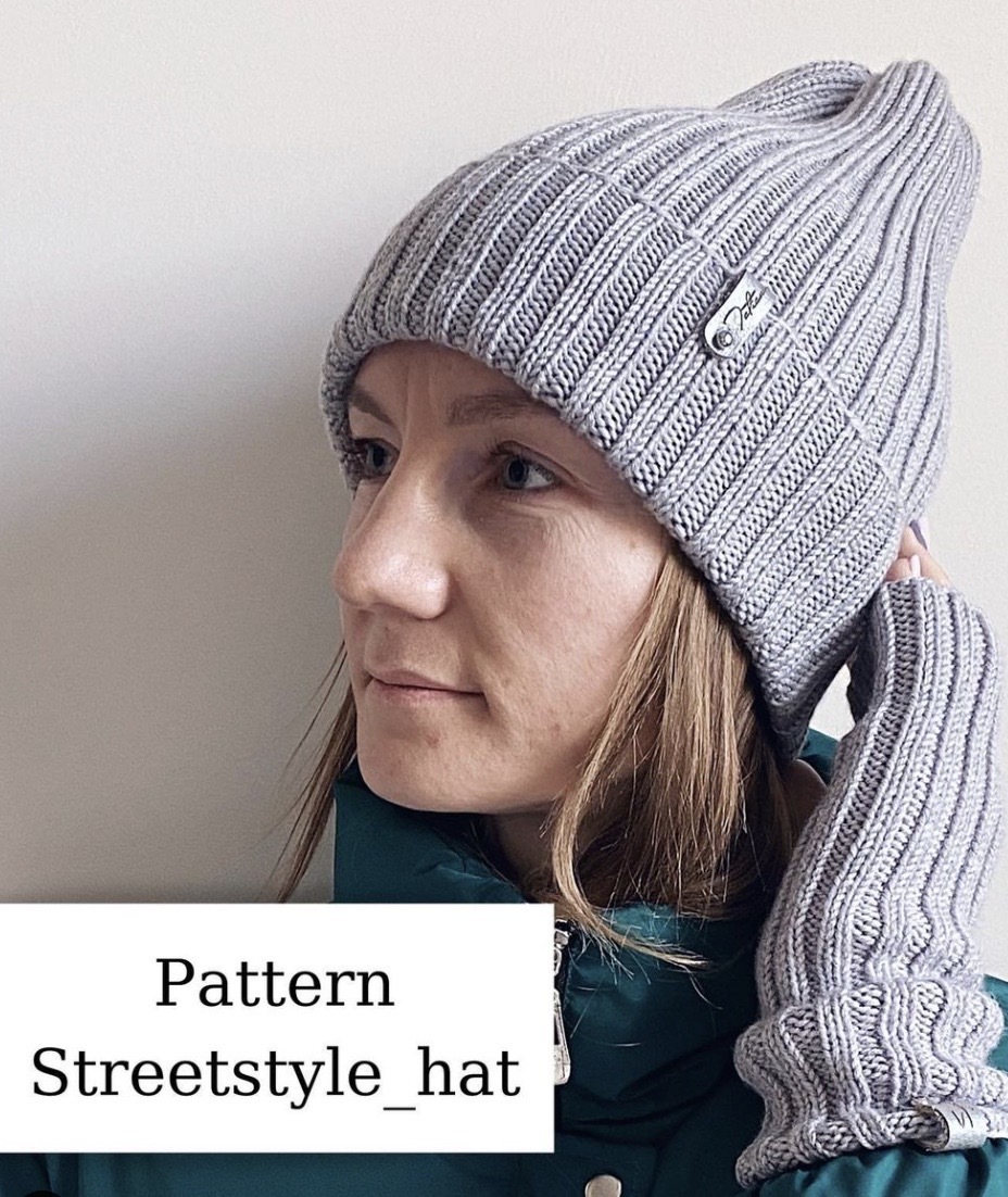 [sapelkina_knitting] Шапка Streetstyle (Татьяна Сапелкина)