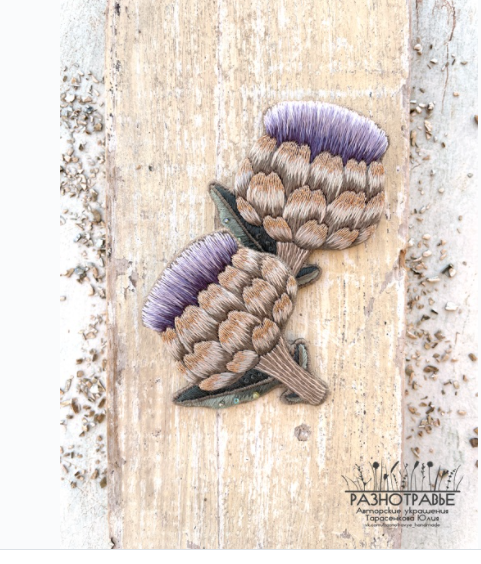 [Разнотравье. Украшения ручной работы] Видео-мастер класс Артишок (raznotravye_handmade)