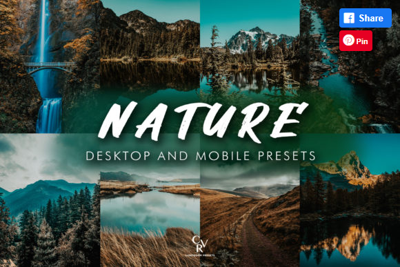 [Creativefabrica] 8 Nature Lightroom Presets