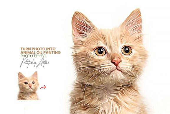 [Creativefabrica] Turn Photo into Animal Oil Panting