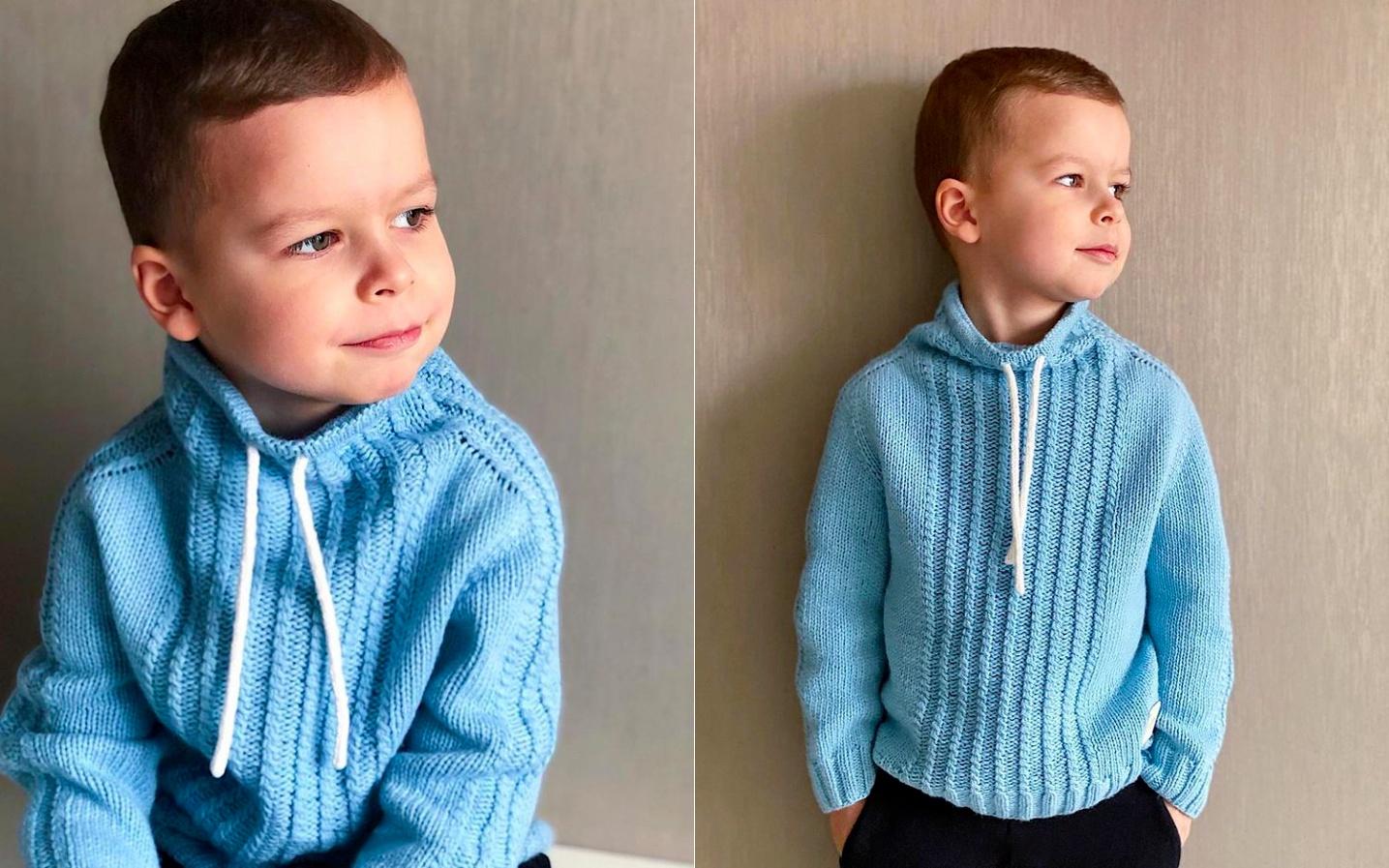 Свитер детский Северный ветер (Ольга Кольцова) @kolechkoknit