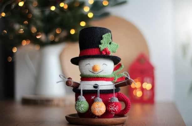 Снеговик в кружке (Елена Дорогина)