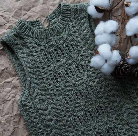 [blossom_knit] Жилет Winter (Саида Усманбекова)
