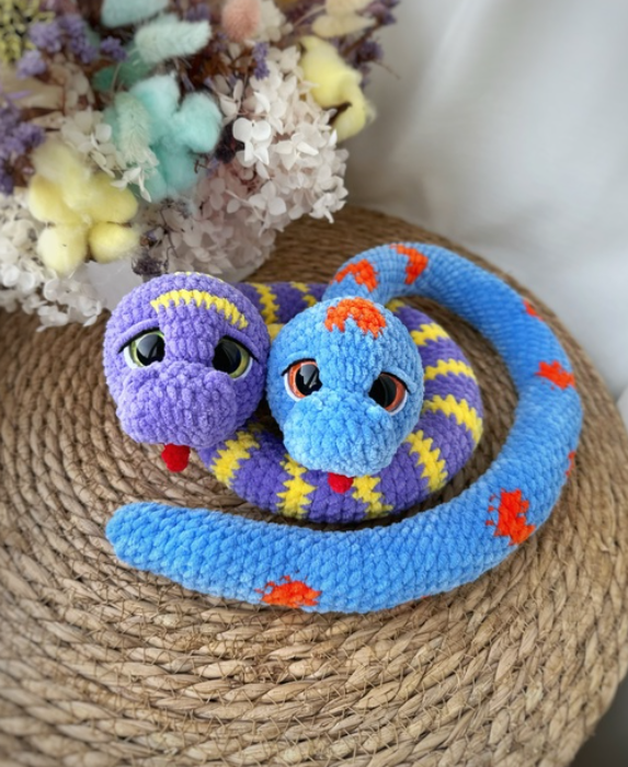 [grebneva_toys] Крючком Змейки (Светлана Гребнева)