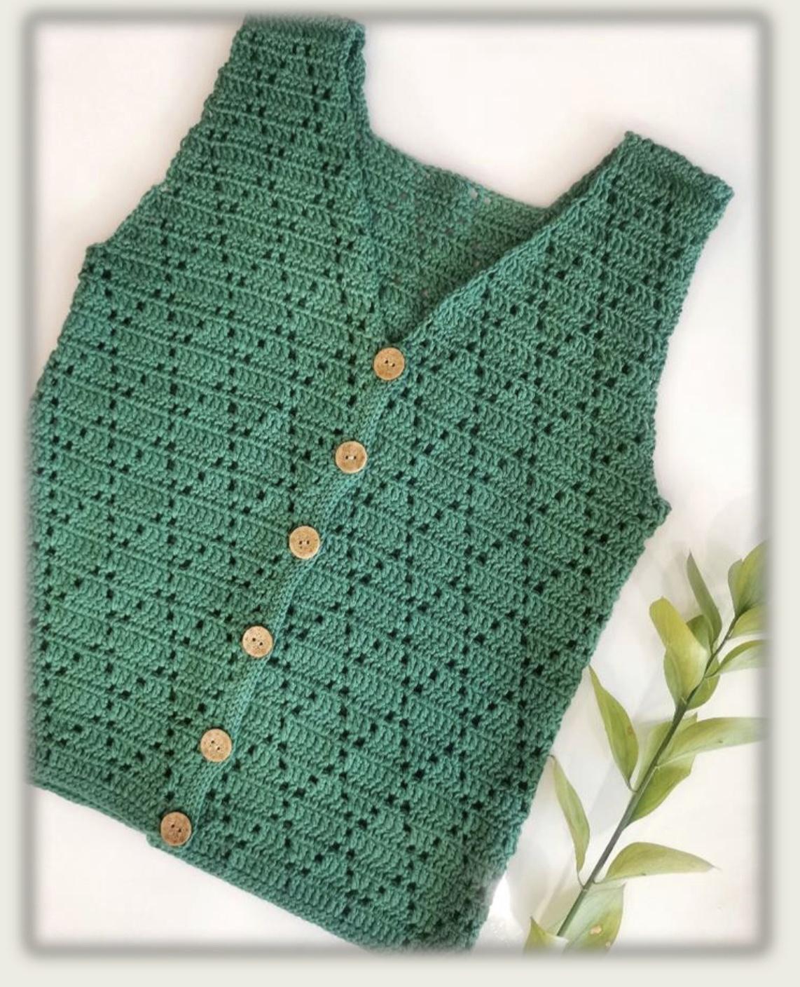 Топ крючком Rhombus ( Анастасия Дождикова )