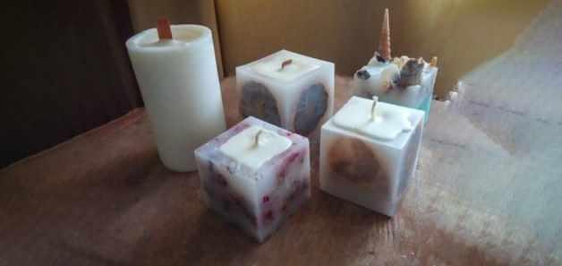 Декупаж сухоцвет и бумага (Ольга Плюсова)