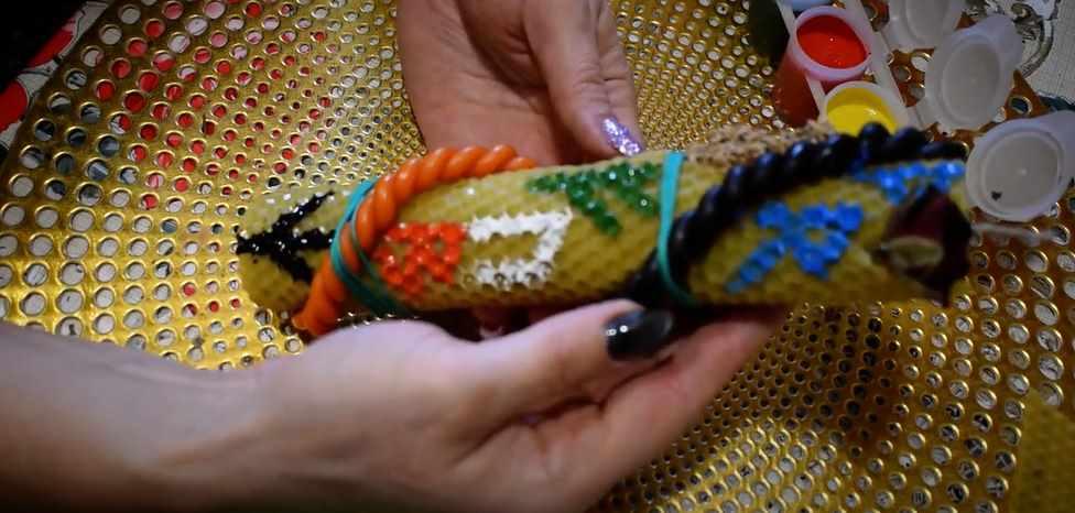 Годовая свеча к Новому Году (Елена Мирошниченко)