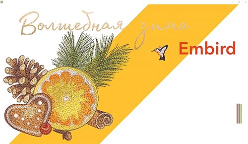 Волшебная зима Embird (Pteris), фото 1 из 1.