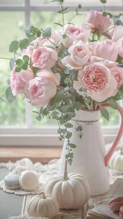 [Студия живописи] Нежный букет (розы и сладости) (Ольга Базанова)