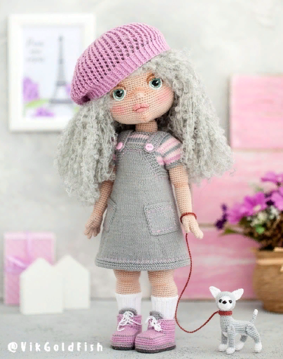 [VikGoldFish] Кукла Мишель (Viktoriya Goldfish)