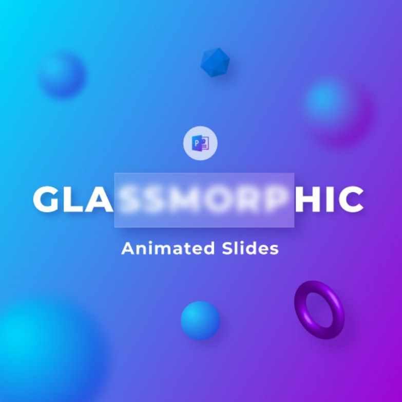 [PowerPoint] Glassmorphism Powerpoint Presentation (Abert84), фото 1 из 1.