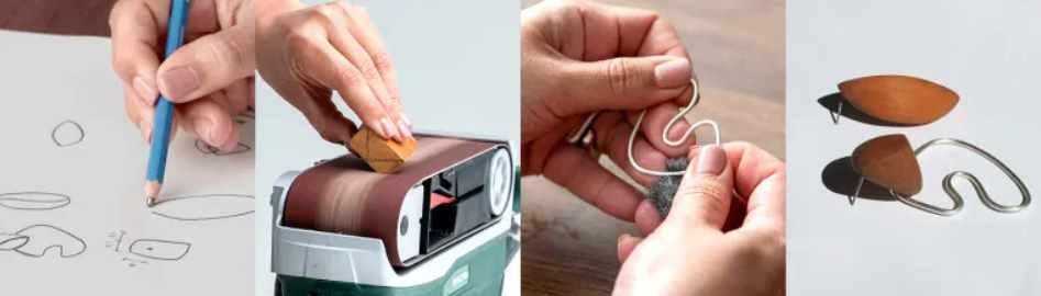 [Domestika] Дизайн ювелирных изделий из дерева и серебра (Лусиана Альбукерке), фото 1 из 1.