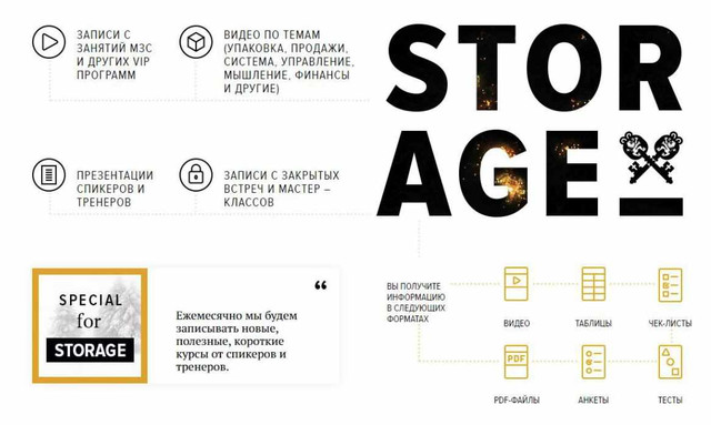 МЗС Storage. Подписка на месяц №2 (Бизнес Молодость)