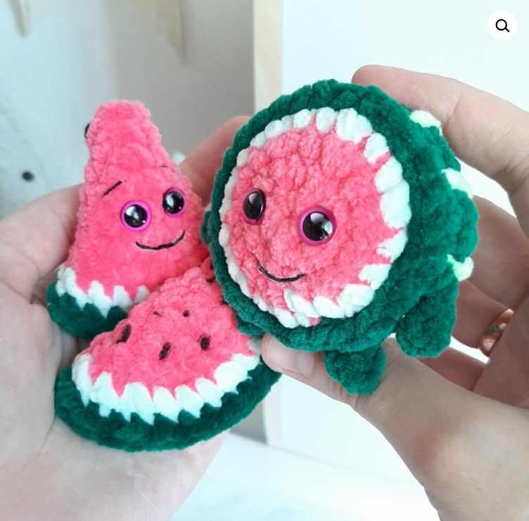 Арбузики 3в 1 брелок (Антонина Найманова)