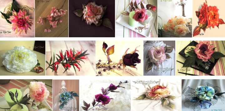 Полный курс - 16 МК по созданию цветов в японской технике Somebana, 2019 год (Ольга Якимова), фото 1 из 1.