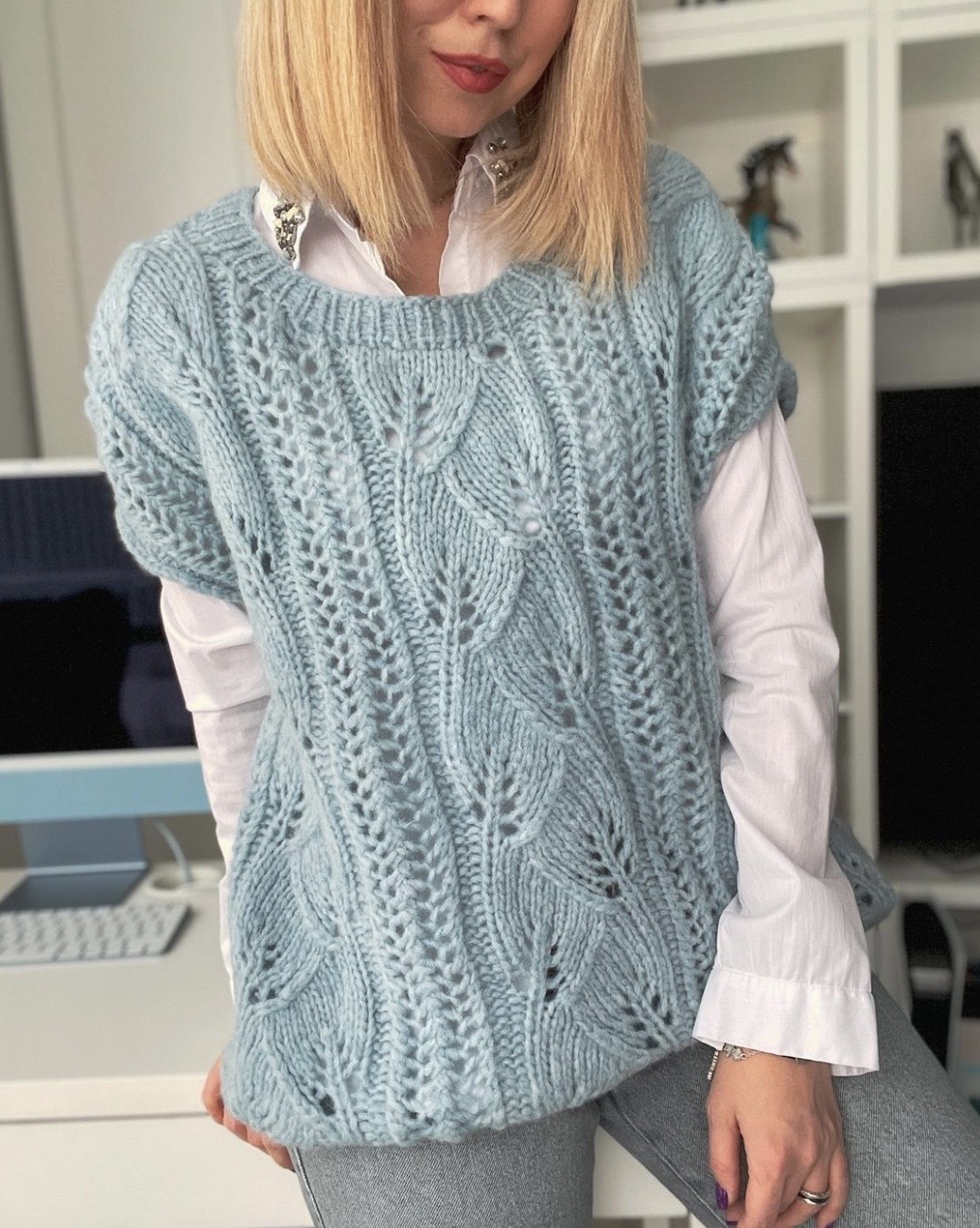 Жилет Vest spring (feel.love.knit)