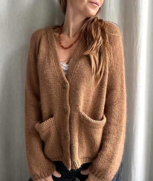 Кардиган Capulus с V-образным вырезом (Refined Knitwear), фото 1 из 1.