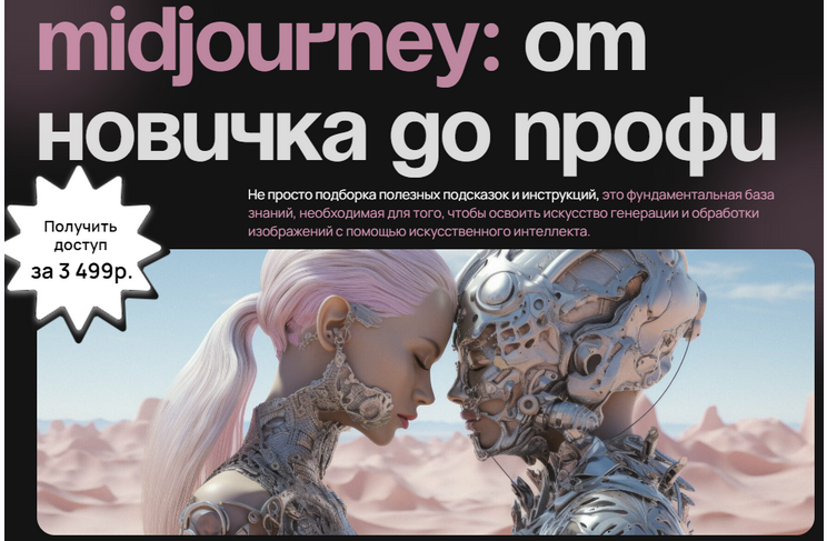 Midjourney: от новичка до профи (Екатерина Меркулова), фото 1 из 1.