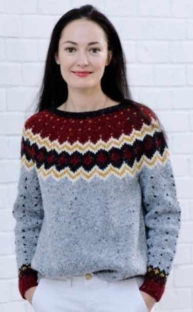 Лопапейса Gerda round yoke sweater (katerynakvachuk)