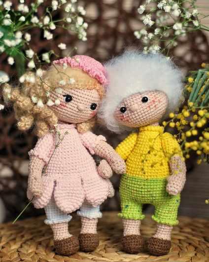 Мастер класс Цветочные малыши (Метлина Елена)