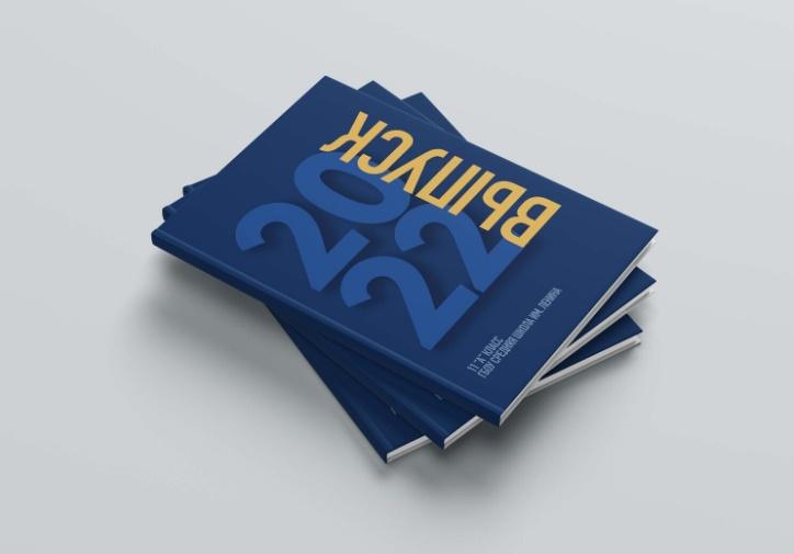 [mironova.studio] PSD-Шаблон фотокниги для средней школы Blue. Размер 21х30 (Ирина Миронова)