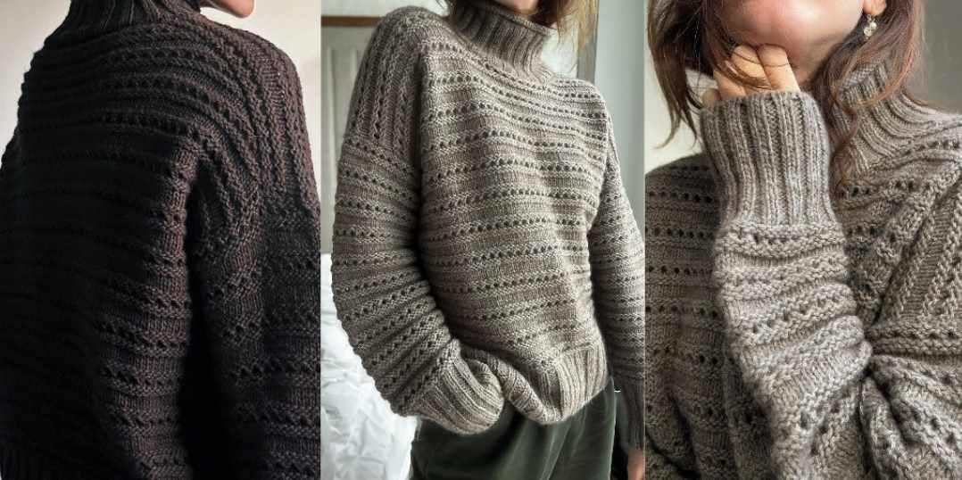 [Вяжи.ру] Стильный с японским плечом Sweater No. 27 (My Favourite Things)