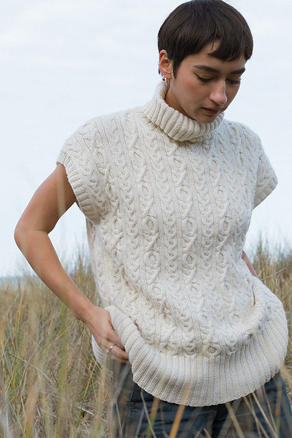 [Вяжи.ру] Жилет косами Starten (Penny Ollman)
