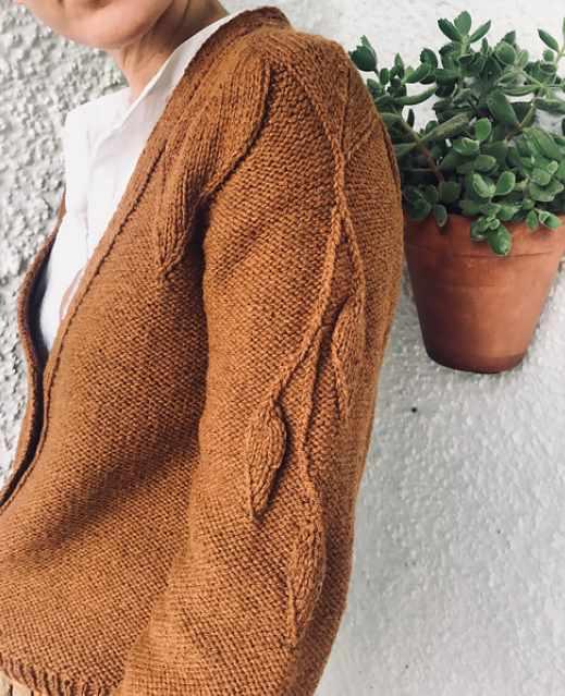 Кардиган с листьями Leaves (Carmen Garcia de Mora), фото 1 из 1.