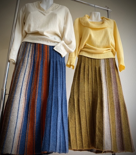 [Ателье Добрынинская Мануфактура] Вязаная расклешенная юбка, фото 1 из 1.