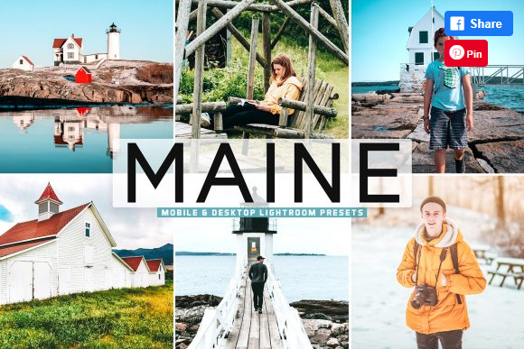 [Creativefabrica] Maine Mobile & Desktop Lightroom Presets