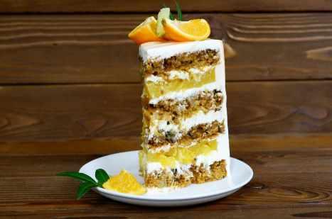 [bake] Торт Морковный с апельсиновым компоте и пряностями (Мария Владимирова)