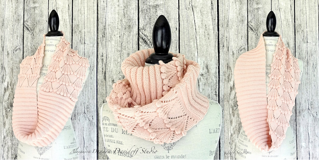 [Вяжи.ру] Шарф с шишечками Eve