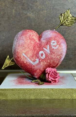 [Gala.cake.couture] Торт Сердце Love (Галина Егиазарян)