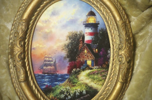 Овальная рама с нуля. Создание рамы от листа картона до готовой работы (Люба Тим)