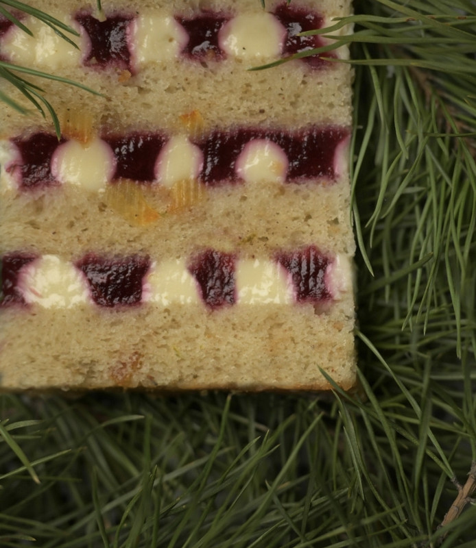 [Cakeit studio] Торт «Пихта. Пихта-Клюква» (Любовь Ки), фото 1 из 1.