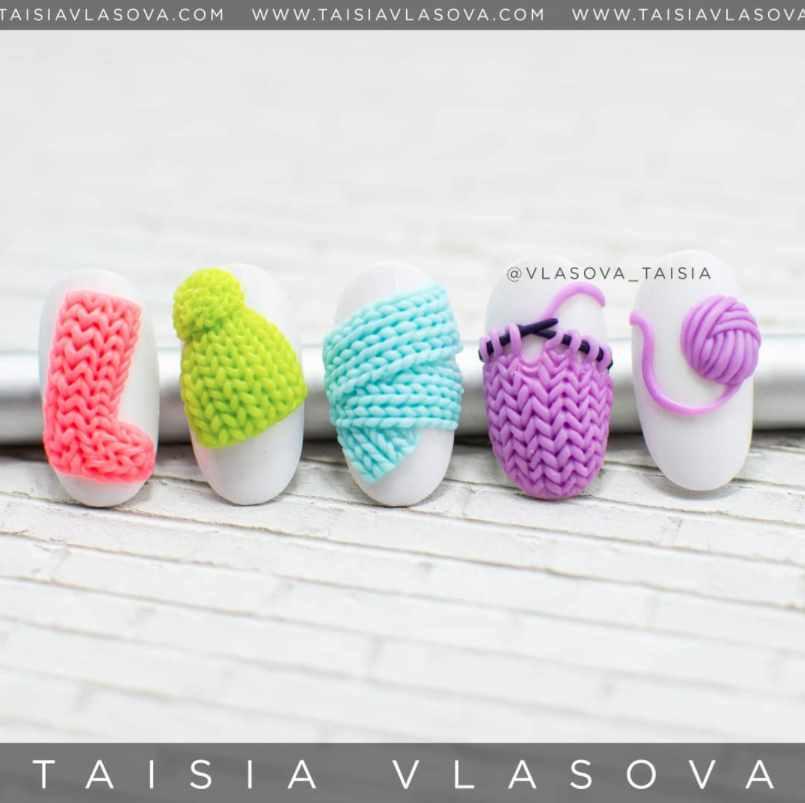 Вязаные ногти Knit art (Таисия Власова)