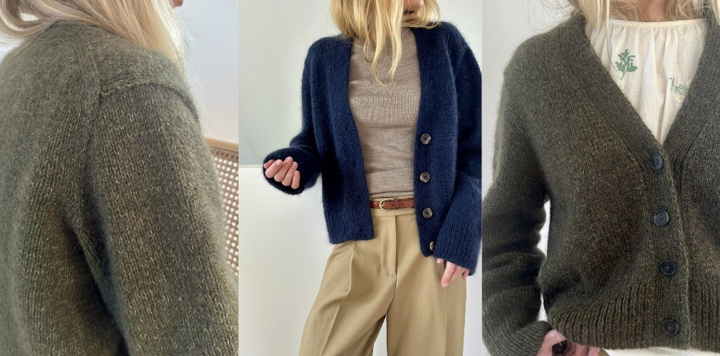 [Вяжи.ру] Кардиган с японским плечом Chunky Mouline (Lene Holme Samsøe), фото 1 из 1.