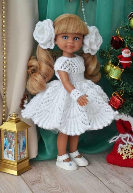 МК "Новогодняя сказка. Снежинка" для кукол паола рейна 32-34 см. (Мария Павлюк)