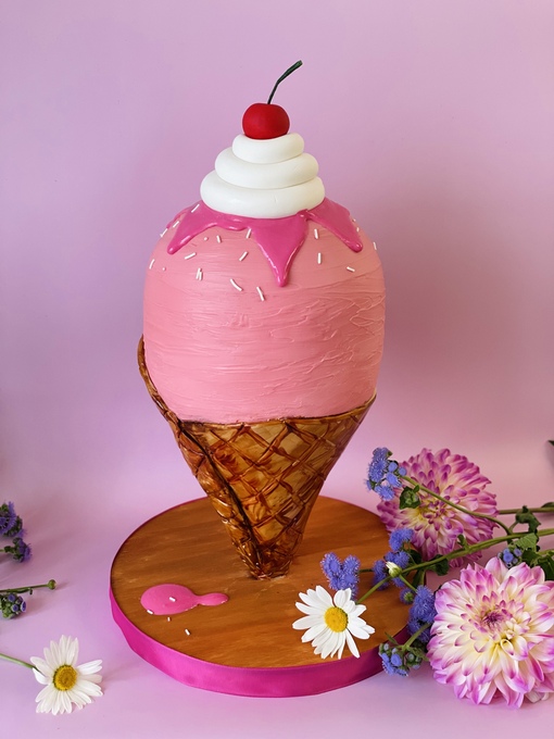 Видеоурок Антигравитационный торт - Мороженое (Анастасия Политыкина)