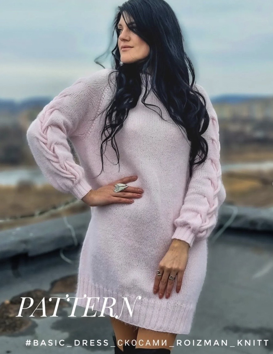 [roizman_knitt] Платье Basic_dress_скосами (Anna Roizman)
