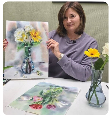 Цветы и стеклянные предметы. Тариф Стандарт (Любовь Титова)