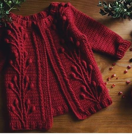 Смородиновый карди Currant (Марина Аюева)