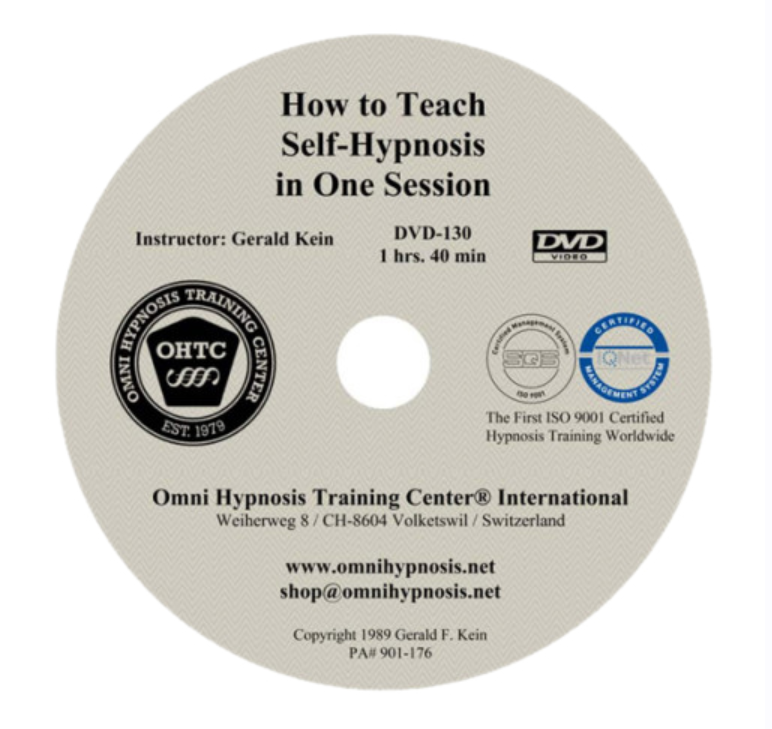 DL130. Обучение самогипнозу за один сеанс. Teaching Self Hypnosis In One Session ( Джеральд Кейн)