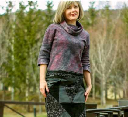 Джемпер Черничный мусс (Яна Петрик)