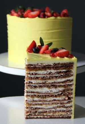 Торт «Манго-маракуйя» (Елена Антипова) @antipova_sweet_art