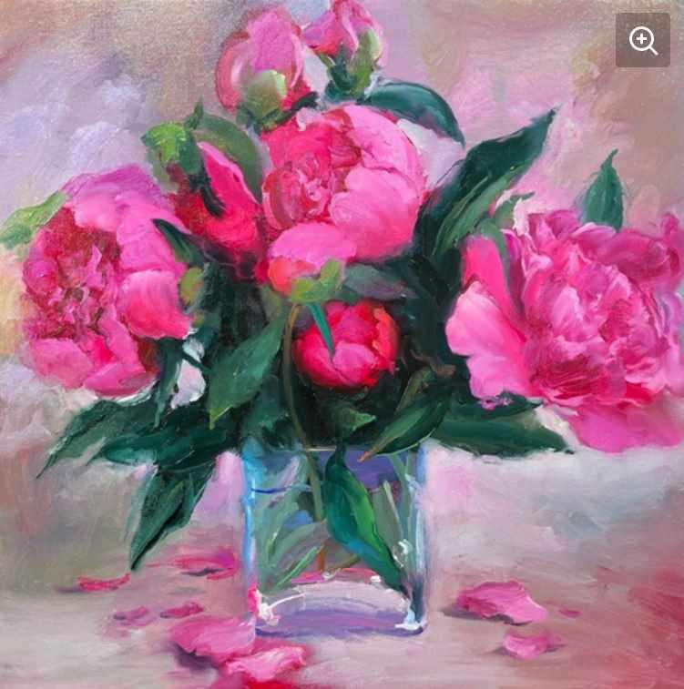 Пионы в вазе (Игорь Сахаров)
