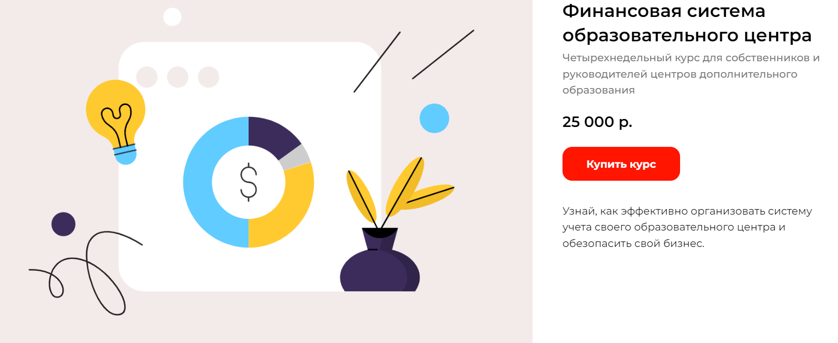 Финансовая система образовательного центра (Наталья Батиг, Елена Кузнецова)